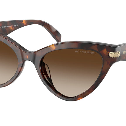 Michael Kors ROANOKE MK2259U Cat Eye Sunglasses  403113-Luggage Tortoise 52-140-19 - Color Map Tortoise