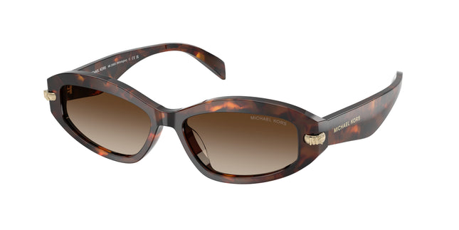 Michael Kors WILMINGTON MK2260D Oval Sunglasses  403113-Luggage Tortoise 54-145-15 - Color Map Tortoise