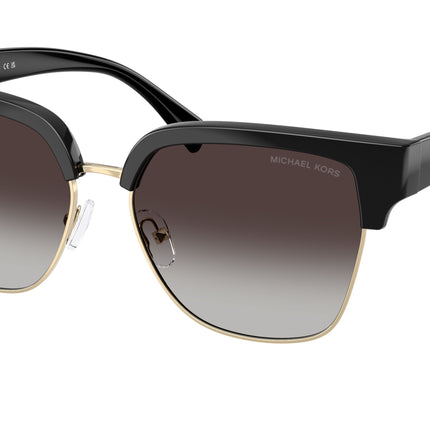 Michael Kors ST. EUSTATIUS MK2262 Square Sunglasses  30058G-Black 56-140-16 - Color Map Black