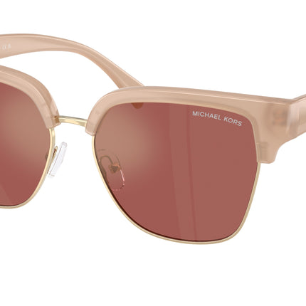 Michael Kors ST. EUSTATIUS MK2262 Square Sunglasses  4038E4-Dark Tan 56-140-16 - Color Map Brown