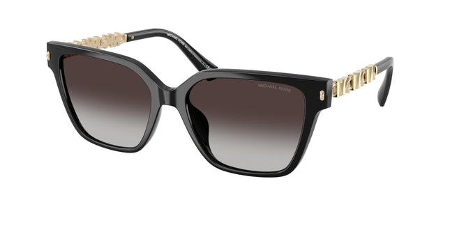 Michael Kors PIEDMONT MK2263U Square Sunglasses  30058G-Black 56-140-17 - Color Map Black