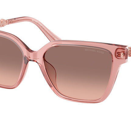Michael Kors PIEDMONT MK2263U Square Sunglasses  310113-Pink Transparent 56-140-17 - Color Map Pink