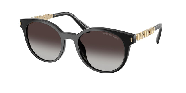 Michael Kors PIENZA MK2264U Round Sunglasses  30058G-Black 53-140-20 - Color Map Black