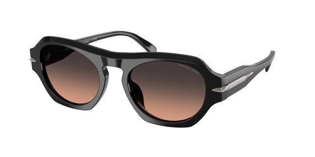 Michael Kors TORONTO MK2266U Irregular Sunglasses  30050L-Black 52-145-20 - Color Map Black