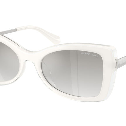 Michael Kors MALAGA MK2272U Butterfly Sunglasses  405201-White 53-140-18 - Color Map White
