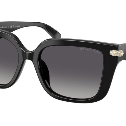 Michael Kors SANTO DOMINGO MK2275BU Square Sunglasses  3005T3-Black 54-140-17 - Color Map Black