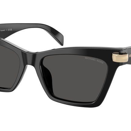 Michael Kors GRAND CAYMAN MK2276U Cat Eye Sunglasses  300587-Black 54-140-17 - Color Map Black