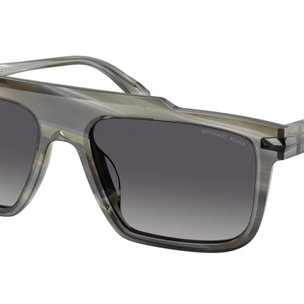 Michael Kors BOSTON MK2278U Square Sunglasses  4047T3-Horn 57-145-18 - Color Map Brown