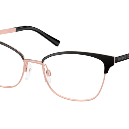 Michael Kors ADRIANNA IV MK3012 Cat Eye Eyeglasses  1113-Matte Black/Rose Gold 51-135-17 - Color Map Black