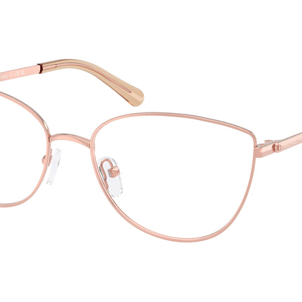 Michael Kors BUENA VISTA MK3030 Cat Eye Eyeglasses  1108-Rose Gold 54-140-17 - Color Map Gold
