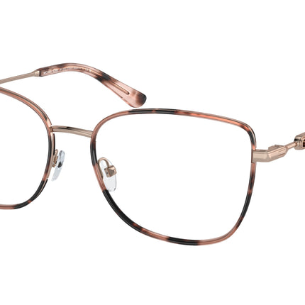 Michael Kors EMPIRE SQUARE 3 MK3065J Square Eyeglasses  1108-Rose Gold/Pink Tortoise 54-140-17 - Color Map Gold