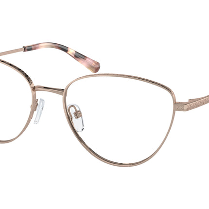 Michael Kors CRESTED BUTTE MK3070 Cat Eye Eyeglasses  1108-Rose Gold 55-140-17 - Color Map Gold