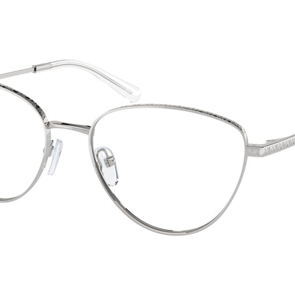 Michael Kors CRESTED BUTTE MK3070 Cat Eye Eyeglasses  1893-Silver 55-140-17 - Color Map Silver