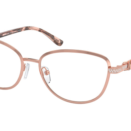 Michael Kors CORDOBA MK3076B Cat Eye Eyeglasses  1108-Rose Gold 55-140-16 - Color Map Gold