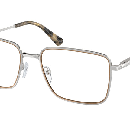 Michael Kors MéRIBEL MK3079 Rectangle Eyeglasses  1893-Shiny Silver 56-145-18 - Color Map Silver