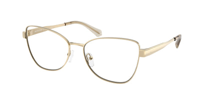 Michael Kors PARIS MK3085 Butterfly Eyeglasses  1014-Light Gold 56-140-16 - Color Map Gold