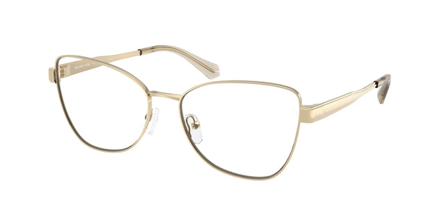 Michael Kors PARIS MK3085 Butterfly Eyeglasses  1014-Light Gold 56-140-16 - Color Map Gold