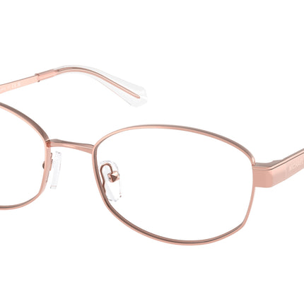 Michael Kors LYON MK3086 Oval Eyeglasses  1108-Rose Gold 55-140-18 - Color Map Gold