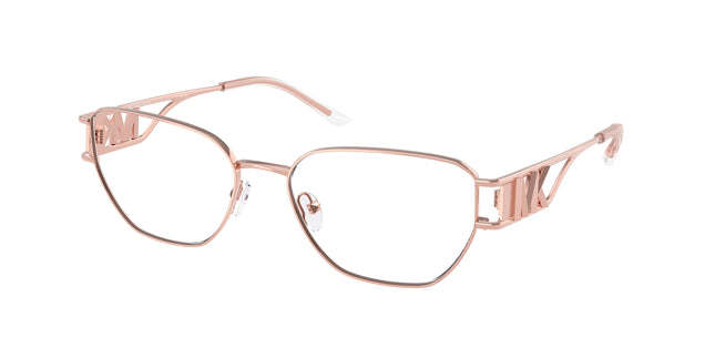 Michael Kors BILBAO MK3087 Irregular Eyeglasses  1108-Rose Gold 55-140-17 - Color Map Gold