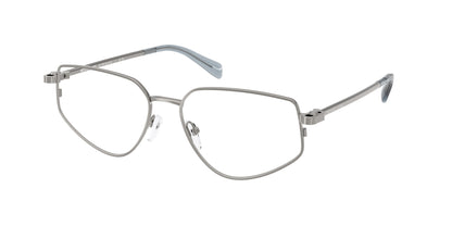 Michael Kors MENDOZA MK3088 Irregular Eyeglasses  1002-Gunmetal Shiny 56-140-16 - Color Map Grey