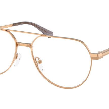Michael Kors HIGHLAND PARK MK3092 Pilot Eyeglasses  1899-Beige Gold 57-145-16 - Color Map Bronze