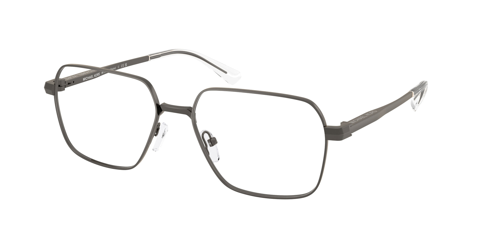 Michael Kors ENCINO MK3093 Square Eyeglasses  1002-Matte Gunmetal 57-145-17 - Color Map Grey