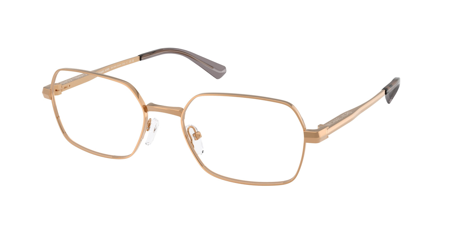 Michael Kors CULVER CITY MK3094 Square Eyeglasses  1899-Beige Gold 56-145-19 - Color Map Bronze