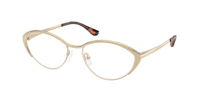 Michael Kors SANTA FE MK3095 Oval Eyeglasses  1014-Light Gold 55-140-17 - Color Map Gold
