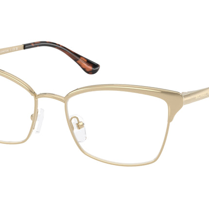 Michael Kors LEXINGTON MK3096 Square Eyeglasses  1014-Light Gold 52-140-17 - Color Map Gold