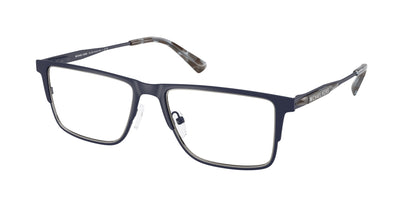 Michael Kors HIDDEN HILLS MK3097 Rectangle Eyeglasses  1207-Matte Navy 55-145-18 - Color Map Blue