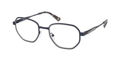 Michael Kors JOSHUA TREE MK3098 Irregular Eyeglasses  1207-Matte Navy 51-145-21 - Color Map Blue