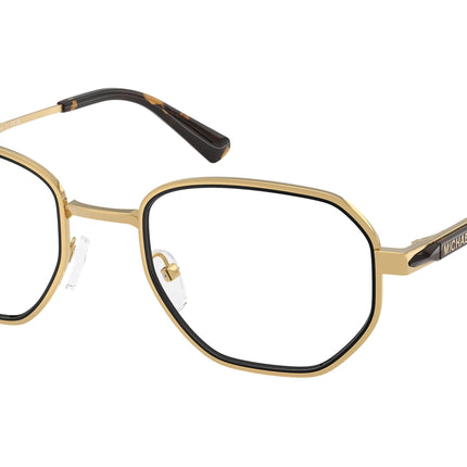 Michael Kors JOSHUA TREE MK3098 Irregular Eyeglasses  1896-Shiny Yellow Gold 51-145-21 - Color Map Gold