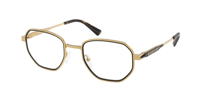 Michael Kors JOSHUA TREE MK3098 Irregular Eyeglasses  1896-Shiny Yellow Gold 51-145-21 - Color Map Gold