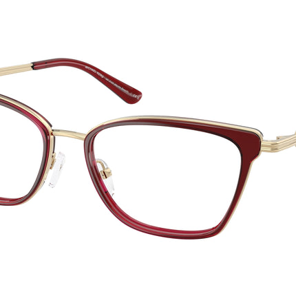 Michael Kors MYRTLE BEACH MK3102 Rectangle Eyeglasses  3949-Cordovan 54-140-17 - Color Map Brown