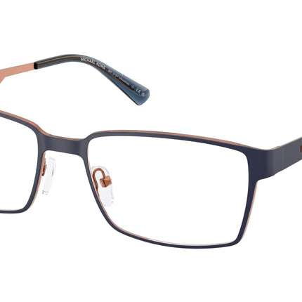 Michael Kors ARUSHA MK3107 Rectangle Eyeglasses  1207-Navy 54-145-17 - Color Map Blue