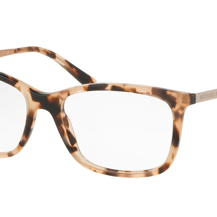 Michael Kors VIVIANNA II MK4030 Rectangle Eyeglasses  3162-Pink Tortoise 52-135-16 - Color Map Tortoise