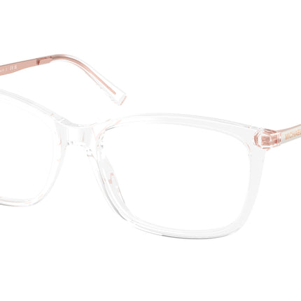 Michael Kors VIVIANNA II MK4030 Rectangle Eyeglasses  3998-Clear 52-135-16 - Color Map Transparent