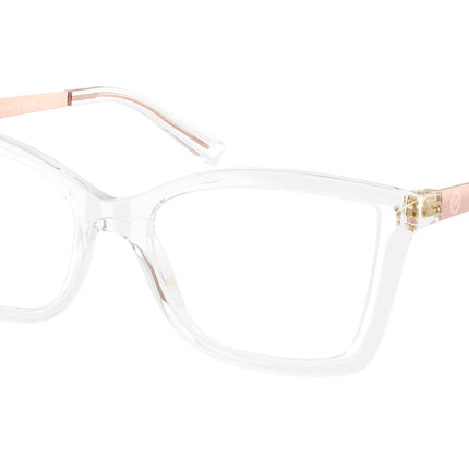 Michael Kors CARACAS MK4058 Rectangle Eyeglasses  3050-Clear 54-135-17 - Color Map Transparent