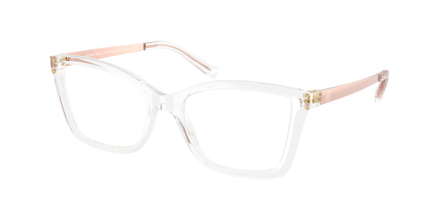 Michael Kors CARACAS MK4058 Rectangle Eyeglasses  3050-Clear 54-135-17 - Color Map Transparent