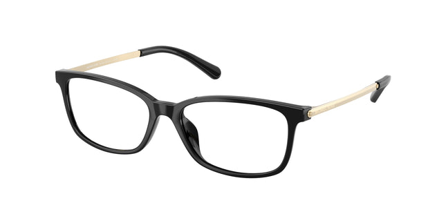Michael Kors TELLURIDE MK4060U Rectangle Eyeglasses  3332-Black 54-140-15 - Color Map Black