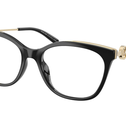 Michael Kors ROME MK4076U Square Eyeglasses  3332-Black 54-140-17 - Color Map Black