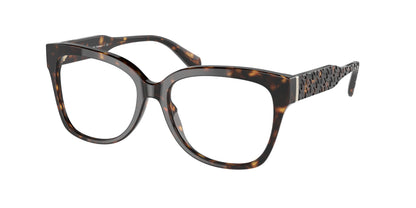 Michael Kors PALAWAN MK4091 Square Eyeglasses  3006-Dark Tortoise 54-140-16 - Color Map Tortoise