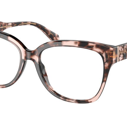 Michael Kors PALAWAN MK4091 Square Eyeglasses  3009-Pink Tortoise 54-140-16 - Color Map Tortoise