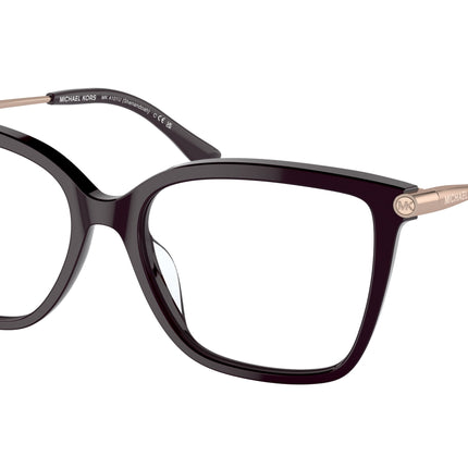 Michael Kors SHENANDOAH MK4101U Square Eyeglasses  3344-Cordovan 53-140-16 - Color Map Brown