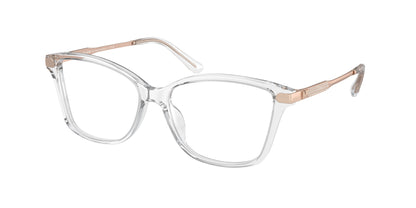 Michael Kors GEORGETOWN MK4105BU Butterfly Eyeglasses  3999-Transparent Clear 56-145-16 - Color Map Transparent