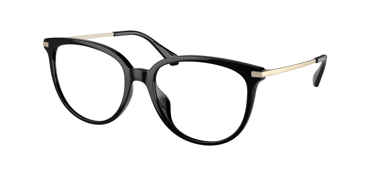 Michael Kors WESTPORT MK4106U Round Eyeglasses  3005-Black 56-145-17 - Color Map Black