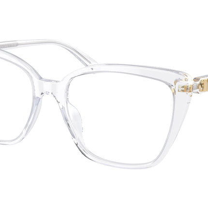 Michael Kors AVILA MK4110U Square Eyeglasses  3957-Clear Transparent 55-140-17 - Color Map Transparent