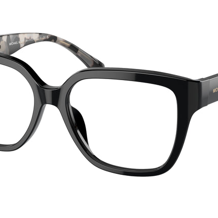Michael Kors POLANCO MK4112 Square Eyeglasses  3005-Black 54-140-16 - Color Map Black