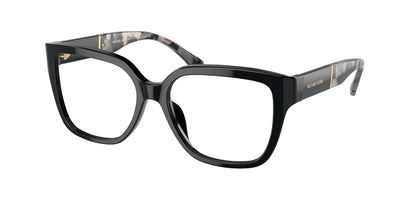 Michael Kors POLANCO MK4112 Square Eyeglasses  3005-Black 54-140-16 - Color Map Black
