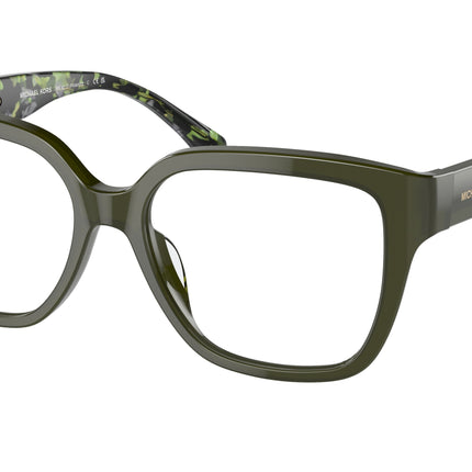 Michael Kors POLANCO MK4112 Square Eyeglasses  3947-Opal Green 54-140-16 - Color Map Green